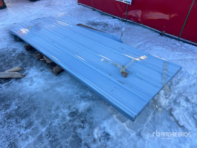 Quantity of (50) 2026 SKLP SK-XH50 10 ft Sheets Galvalume Steel Siding Roofing その他 - 店舗 & 倉庫 (Unused)