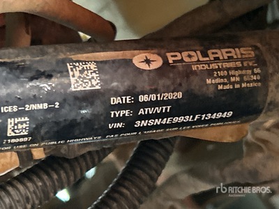 2020 Polaris RZR XP4 1000 4x4 Vehículo utilitario