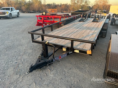 2026 Double A 8320T7K 20 ft T/A Remorque utilitaire