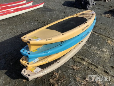 (4) YOLO Yak Stand-Up Paddleboards