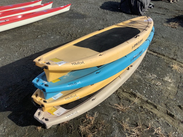 (4) YOLO Yak Stand-Up Paddleboards (4) YOLO Yak Stand-Up Paddleboards