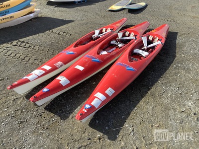 (3) Echo Open Water Rowing Shells