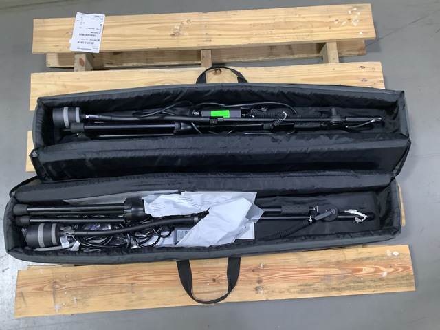 (2) Aseptico ALU-40LED-CF Portable LED Lights