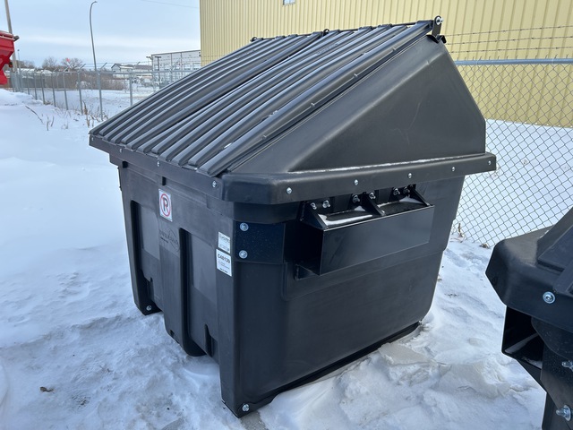 Heavy-Duty Polyethylene 6 cyd Waste Container (Unused)