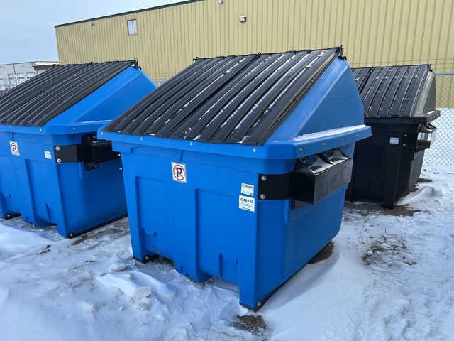 Heavy-Duty Polyethylene, 6 cyd Waste Container (Unused)