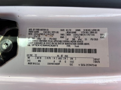 2019 Ford F-150 XL 4x2 Extended Cab Pick Up