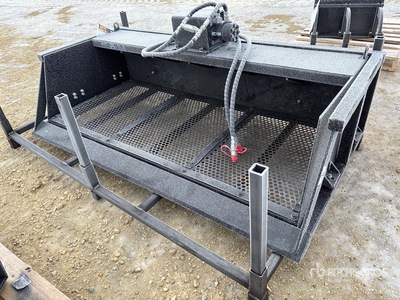 2025 GIYI GY-VB59 78 in Vibrating Skid Steer Screening Bucket (Unused)