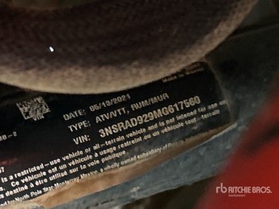 2021 Polaris RZR 4x4 Paralelo