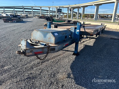 2012 Lucon 44 ft T/A Slide axle roll back flatbed Oplegger