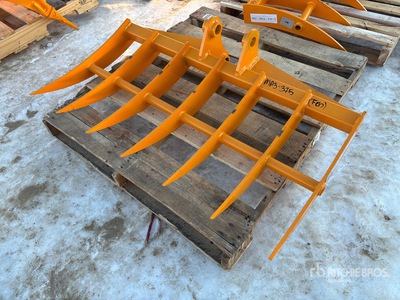 2026 GIYI 46 in Râteau d'excavatrice - Fits Cat 303 (Unused)