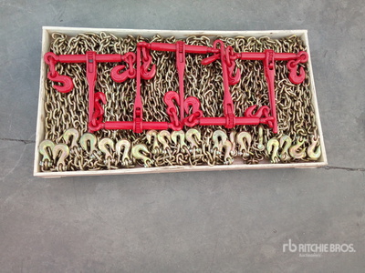 Quantity of (5) 2026 Suihe BC-9200 9200 lb Ratchet Binders & (10) 20 ft Chains Articoli da ferramenta e di consumo (Unused)