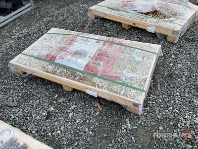 Quantity of (5) 2026 Suihe BC-5400 5400 lb Ratchet Binders & (10) 20 ft Chains (Unused)