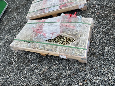 Quantity of (5) 2026 Suihe BC-5400 5400 lb Ratchet Binders & (10) 20 ft Chains (Unused)