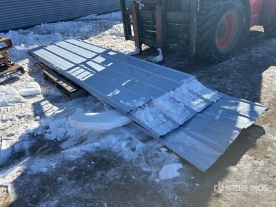 Quantity of (100) 2026 SKLP SKL100 Galvalume Steel Sheets (Unused)