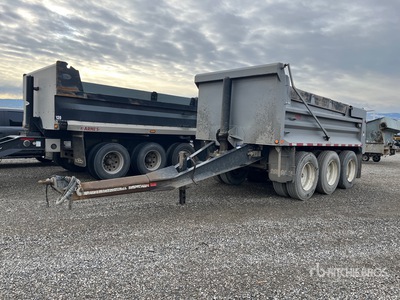 2021 Nahanni 16 ft Tri/A Remolque volcador con acoplado