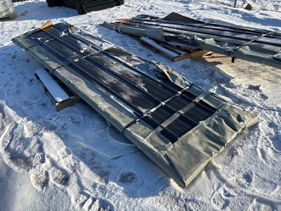 Quantity of (50) 2026 SKLP SKH50 12 ft Sheets Galvalume Steel Siding Roofing (Unused)