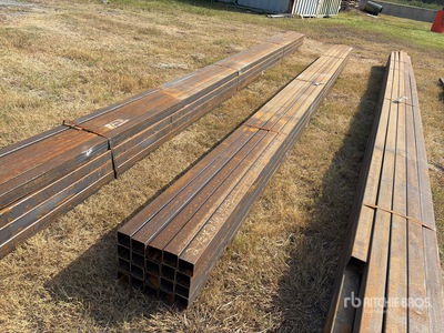Quantity of 2.5 in x 2.5 in 11 GA Square Tube