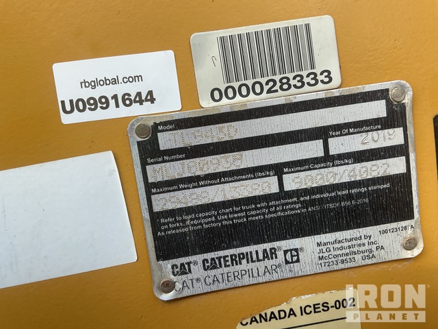 MANIPULADOR 2019 CATERPILLAR