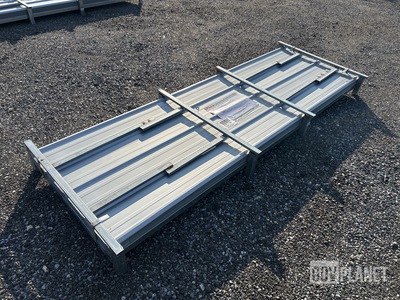 (100) Piece Lot of 10' Long Corrugated Steel Panels