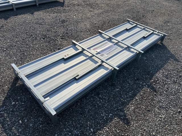(100) Piece Lot of 10' Long Corrugated Steel Panels