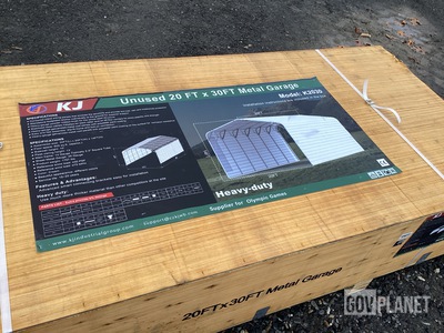 KJ K2030 Metal Garage - Unused