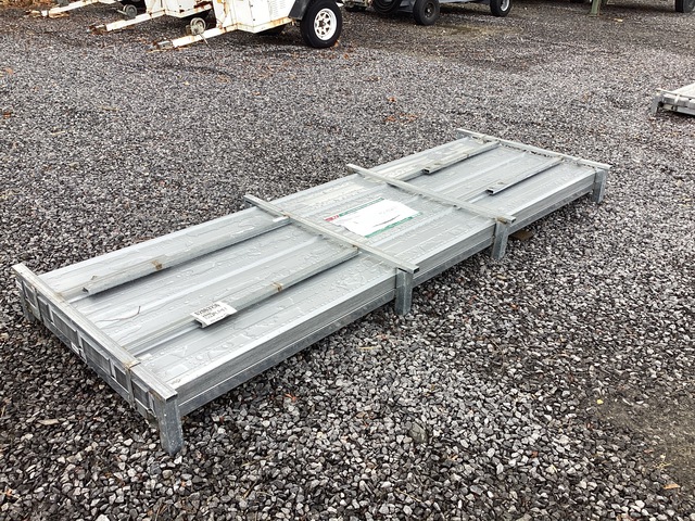 (100) Piece Lot of 10' Long Corrugated Steel Panels