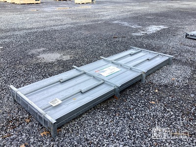 (100) Piece Lot of 10' Long Corrugated Steel Panels