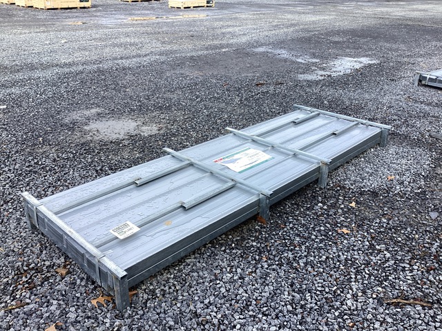 (100) Piece Lot of 10' Long Corrugated Steel Panels
