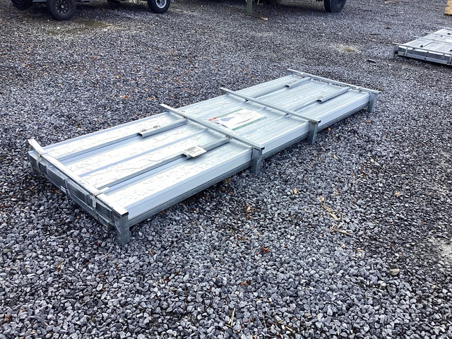 (100) Piece Lot of 10' Long Corrugated Steel Panels