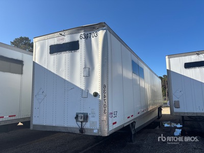 2015 Wabash DVCVHPC 53 ft x 102 in T/A Geschlossene Anhänger