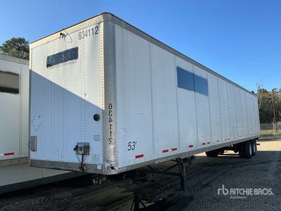2014 Wabash DVCVHPC 53 ft x 102 in T/A Van Trailer