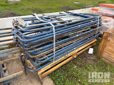 Qty of 16 8 ft Safety Hand Rail Handrail