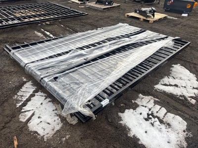 2026 SKLP SK-T20X 20 ft x 7 ft Wrought Iron Bi-Parting Driveway Gate (Unused)