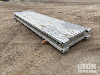 Qty of 1 4 ft x 16 ft Aluminum Flat Bottom Trench Shield