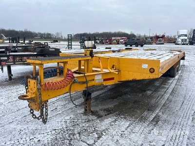 2008 Felling DA252 25 ft T/A Remorque pour équipement