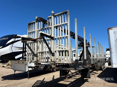 2017 Pratt Crib 48 ft Tri/A Self-Loading Log Trailer