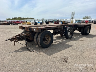 2003 Rosa 22 ft Tri/A Turntable Pup Log Trailer