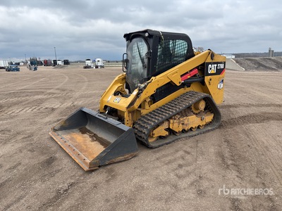 2015 Cat 279D Two-Speed Chargeuse sur rails compacte