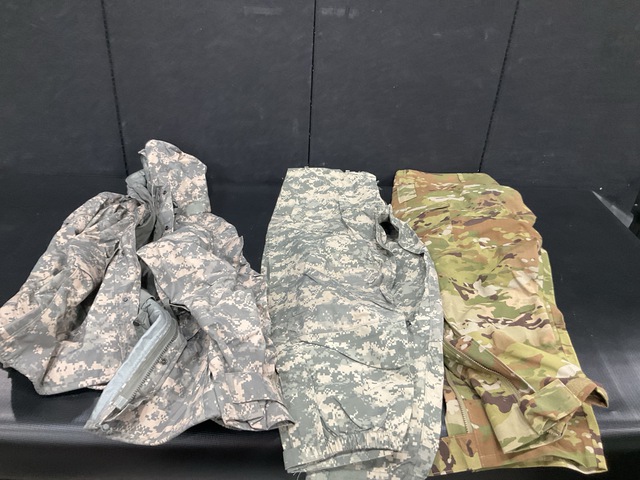 (7) Pairs of Extreme Cold Weather Trousers, (8) Parkas & Assorted Items