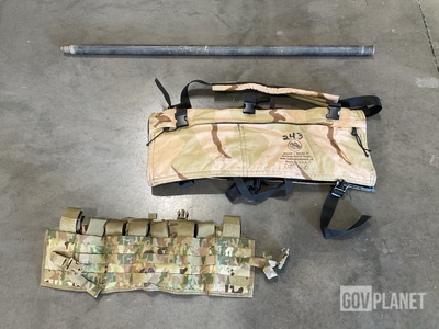 (14) Artillery Cleaning Sections, (11) Tactical Assault Panels & Assorted Items