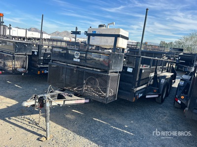 2017 Marksman 14 ft T/A Remorque d'aménagement paysager