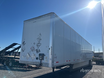 2017 Wabash DVCVHPC 53 ft x 102 in T/A Van Trailer