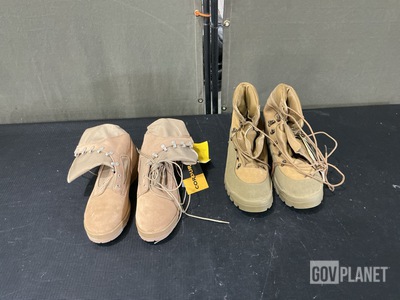 (55) Pairs of Combat Boots & (20) Pairs of Men's Boots
