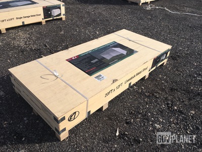 KJ K1912 Livestock Metal Shed - Unused