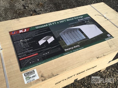 KJ K2030 Metal Garage - Unused