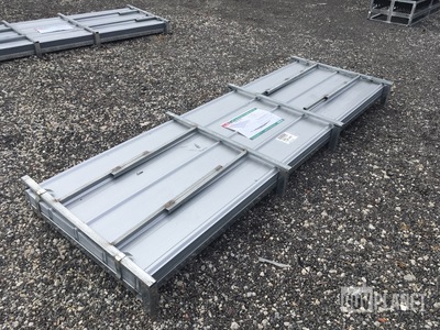 (100) Piece Lot of 10' Long Corrugated Steel Panels