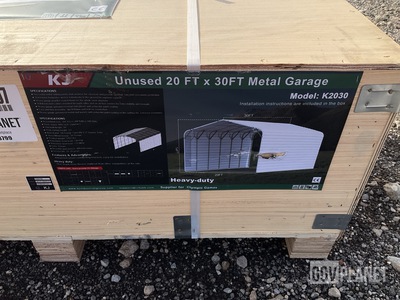 KJ K2030 Metal Garage - Unused
