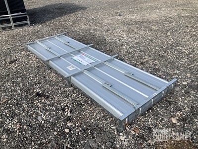 (100) Piece Lot of 10' Long Corrugated Steel Panels