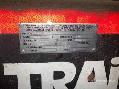 2021 Trail King 30 ft T/A Rimorchio per attrezzatura