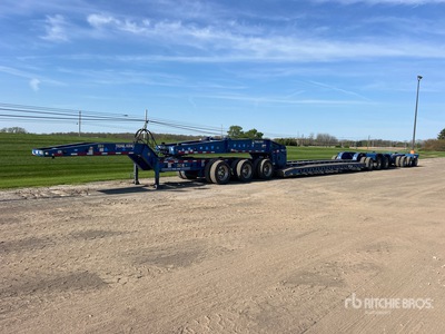 2016 Trail King TK150HDG Tri/A Removable Gooseneck 9 Axle dieplader